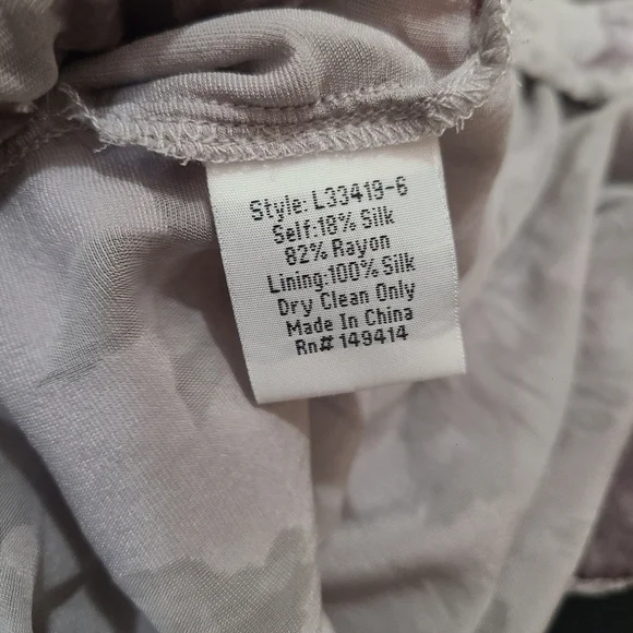 Jade Collection Johnny Was Velvet Burnout Floral Fairycore Tie Tassel Boho Dress - Picture 6 of 6